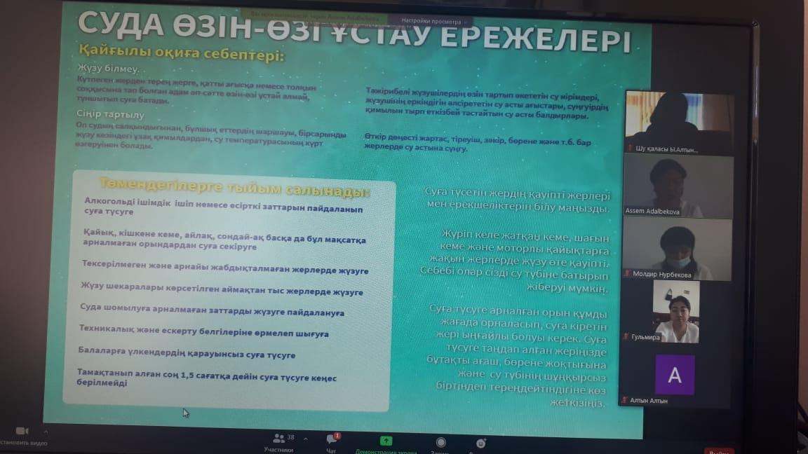 Шу қаласы "Ыбырай Алтынсарин атындағы орта мектебі"КММ