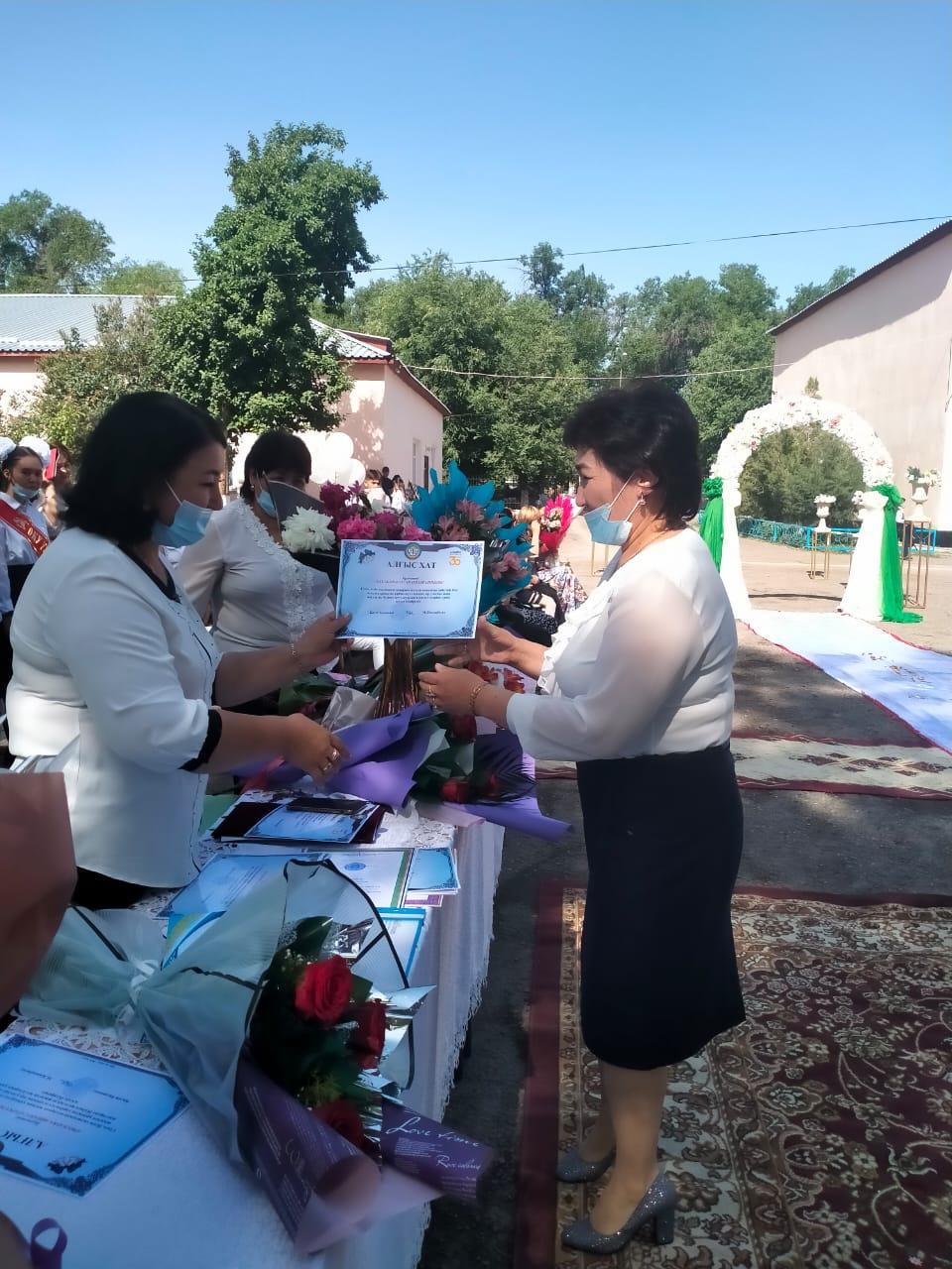 Шу қаласы "Ыбырай Алтынсарин атындағы орта мектебі"КММ