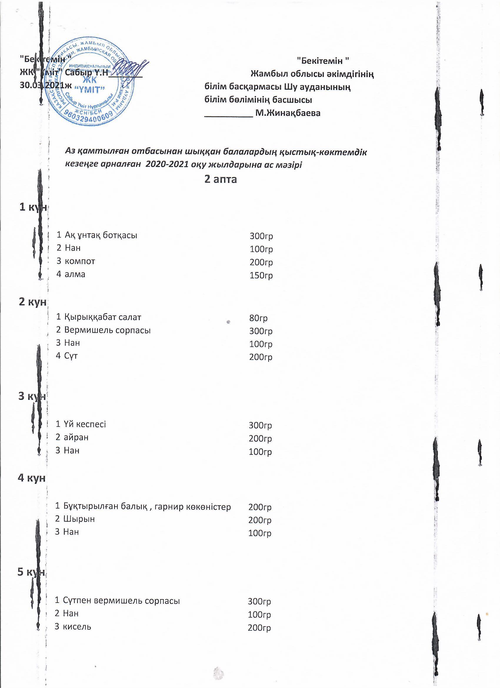 Шу қаласы "Ыбырай Алтынсарин атындағы орта мектебі"КММ